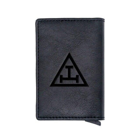 Royal Arch Chapter Wallet - Triple Tau & Credit Card Holder (4 Colors) - Bricks Masons