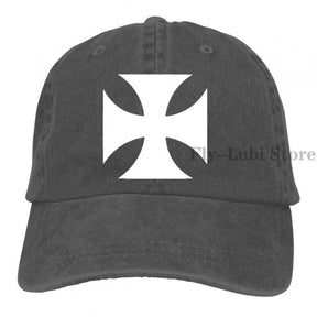 Knights Templar Commandery Baseball Cap - Cross adjustable Baseball Adjustable Cap - Bricks Masons