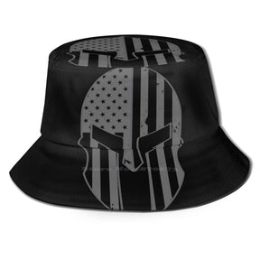 Knights Templar Commandery Bucket Hat - USA Helmet - Bricks Masons
