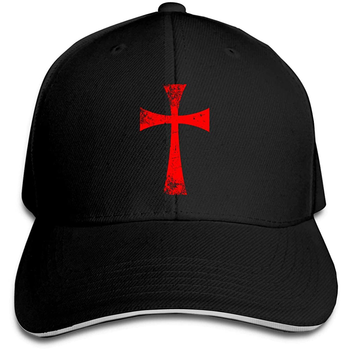 Knights Templar Commandery Baseball Cap - Red Cross - Bricks Masons