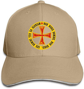 Knights Templar Commandery Baseball Cap - (Non nobis Domine, Non nobis) - Bricks Masons