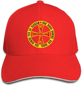 Knights Templar Commandery Baseball Cap - (Non nobis Domine, Non nobis) - Bricks Masons