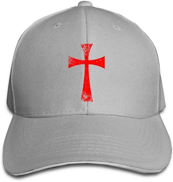 Knights Templar Commandery Baseball Cap - Red Cross - Bricks Masons