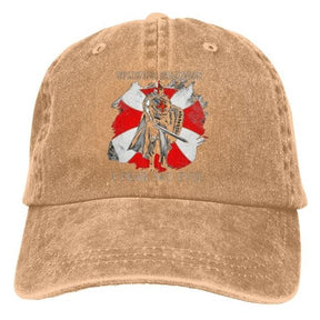 Knights Templar Commandery Baseball Cap - (I FEAR NO EVIL) - Bricks Masons