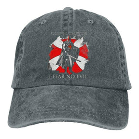 Knights Templar Commandery Baseball Cap - (I FEAR NO EVIL) - Bricks Masons