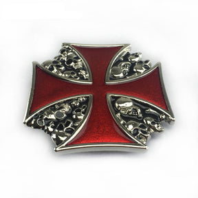 Knights Templar Commandery Belt - Red Cross - Bricks Masons