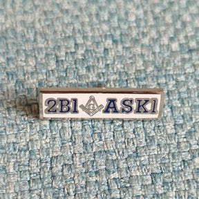 Master Mason Blue Lodge Lapel Pin - 1" 2B1 ASK1 - Bricks Masons
