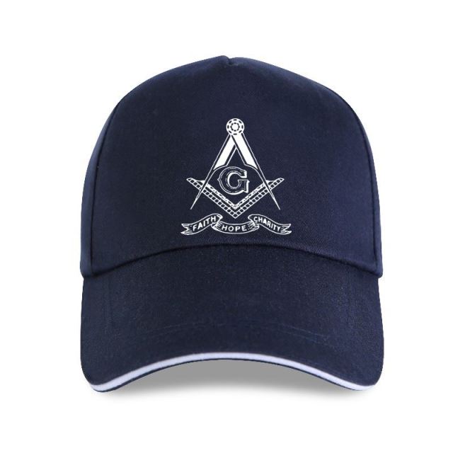 Master Mason Blue Lodge Baseball Cap - FAITH HOPE CHARITY (Multiple Colors) - Bricks Masons