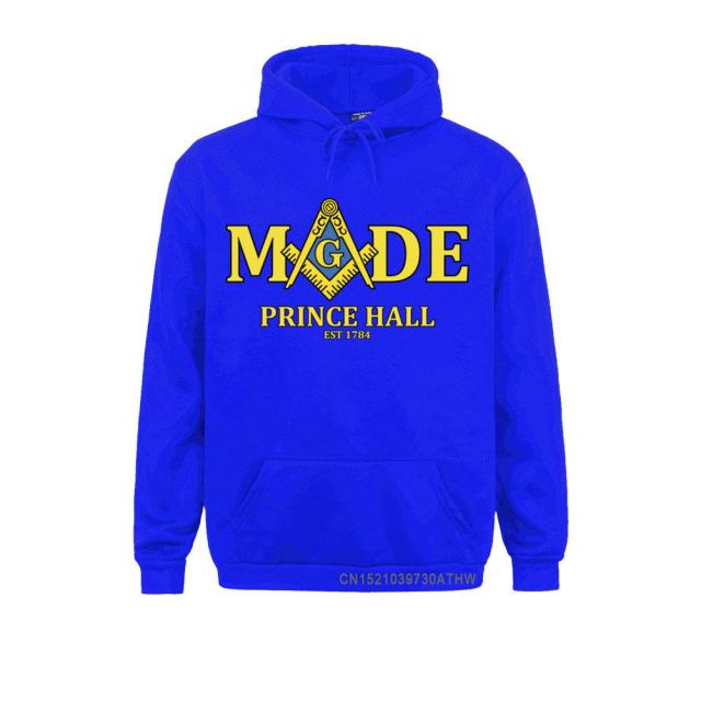 Master Mason Blue Lodge Hoodie - Made Mason Prince Hall Square and Compass G [Multiple Colors] - Bricks Masons