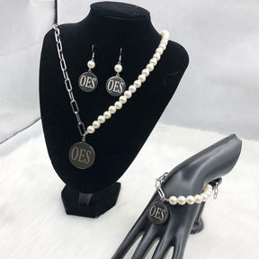 OES Necklace - Handmade Fittings Pearl - Bricks Masons
