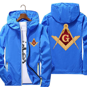 Master Mason Blue Lodge Jacket - Square & Compass G (Multiple Colors) - Bricks Masons