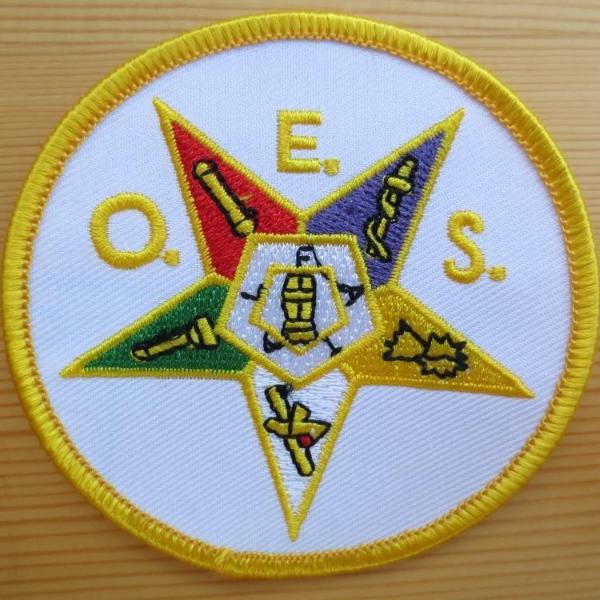 Masonic Embroidery Patch Order of Eastern Star - Bricks Masons