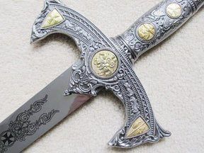 12th Century Espada Knights Templar Sword W/ Plaque 48