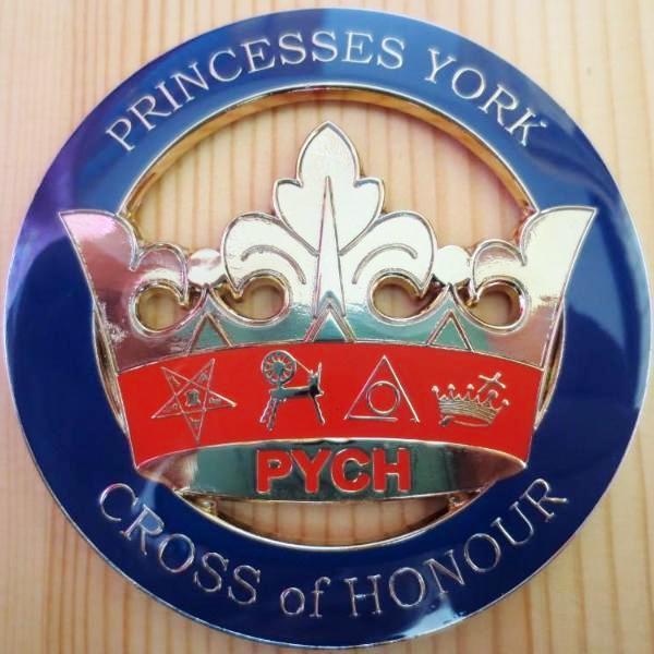 OES OES Car Emblem - Princess York Medallion - Bricks Masons