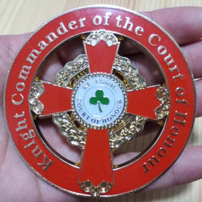 Knight Commander of the Court of Honour Scottish Rite Car Emblem - Medallion - Bricks Masons