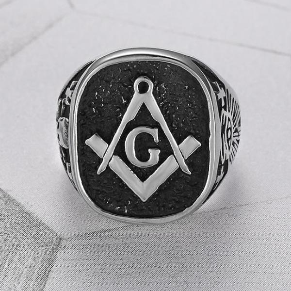 33rd Degree Scottish Rite Ring - Skull - Bricks Masons