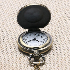 Master Mason Blue Lodge Pocket Watch - Compass and Square G Bronze - Bricks Masons