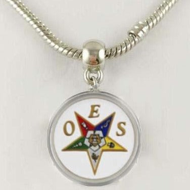 10pcs 1 lot OES  Order of Eastern Star Dangle Charm - Bricks Masons