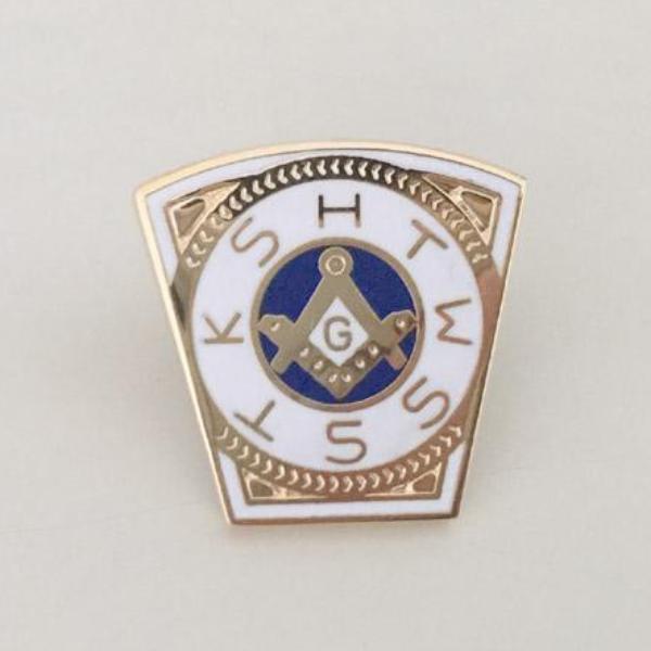 Mark Master Mason Royal Arch Freemason Lapel Pin - Bricks Masons