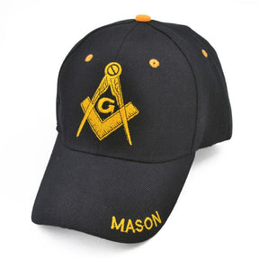 Embroidery Masonic Baseball Cap - Bricks Masons