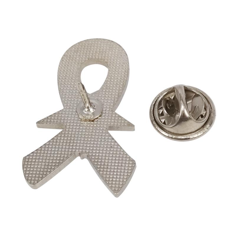 Support Our Troops Awareness Eastern Star OES Yellow Ribbon Lapel Pin - Bricks Masons