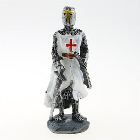 Knights Templar Commandery Figurine - 3D Resin with Magnet Decoration - Bricks Masons