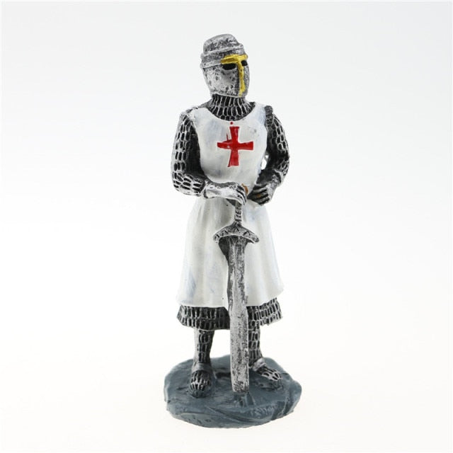 Knights Templar Commandery Figurine - 3D Resin with Magnet Decoration - Bricks Masons