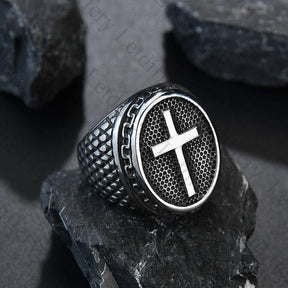 Cross Knight Templar Ring - Bricks Masons