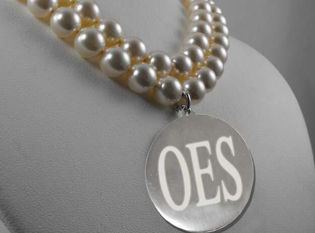OES Double Strand Pearl Order of The Eastern Star Necklace - Bricks Masons