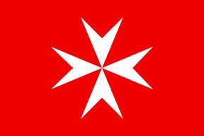 Knights of Malta Masonic Flag Red - Bricks Masons