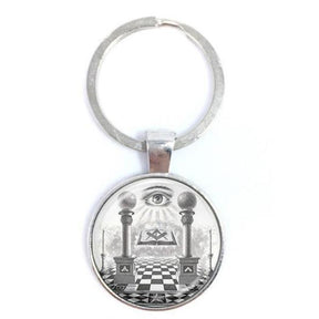 Masonic Lodge Eye of Providence Keychains - Bricks Masons