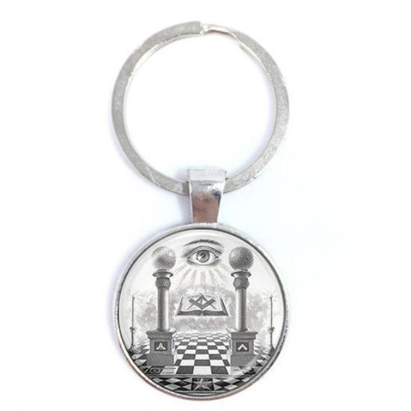 Masonic Lodge Eye of Providence Keychains - Bricks Masons