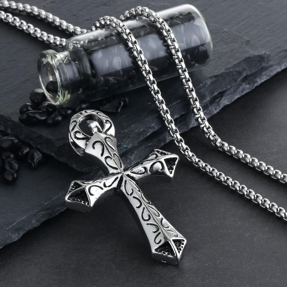 Wooden cross necklace 7cm | Outfit4events