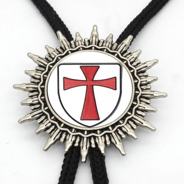 Knights Templar Designs Cowboy Bolo Ties [Multiple Variations] - Bricks Masons