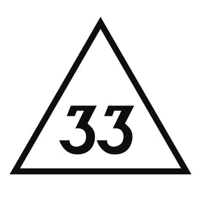 33rd Degree Scottish Rite Ring - Black Beveled Tungsten - Bricks Masons