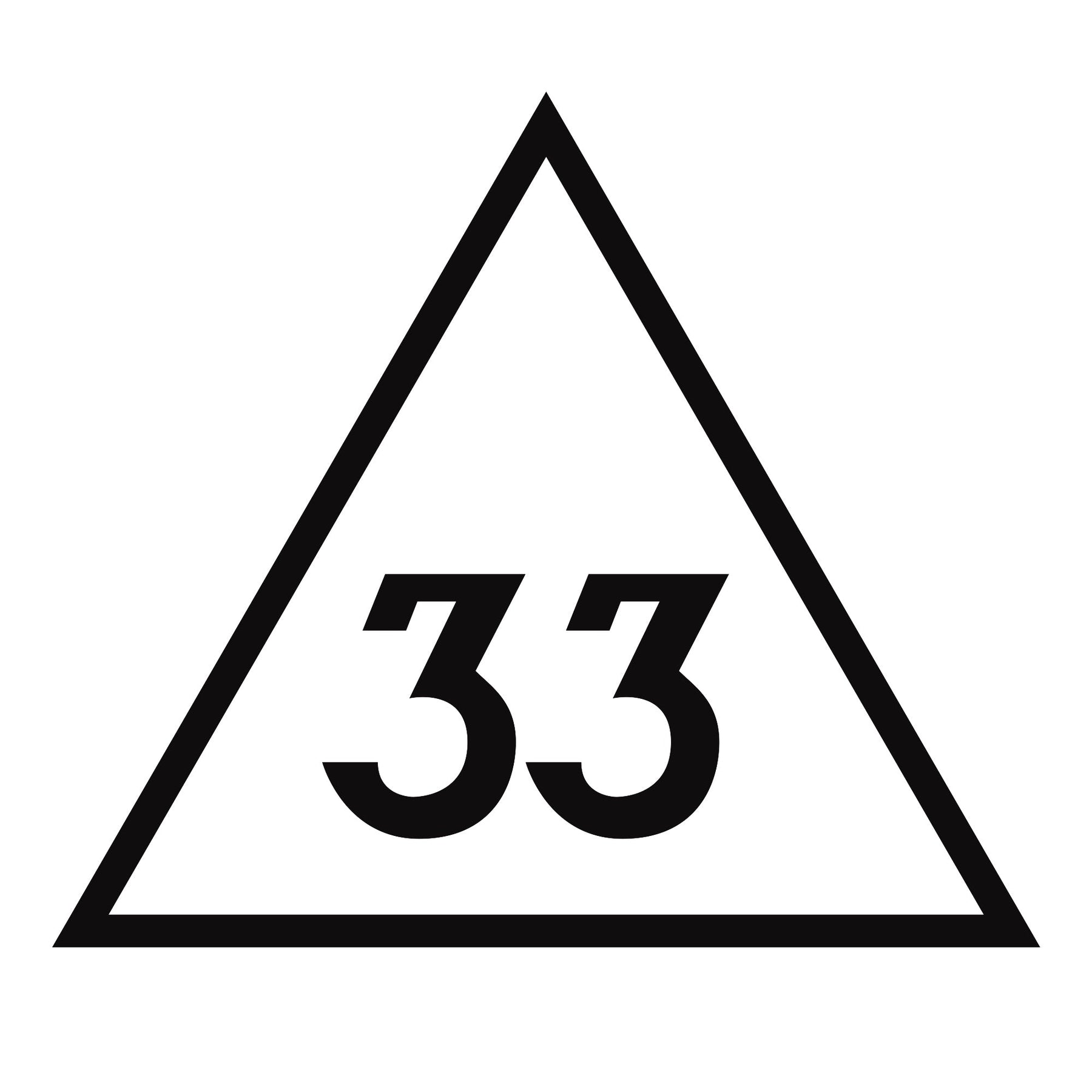 33rd Degree Scottish Rite Luggage Tag - Black Leather - Bricks Masons