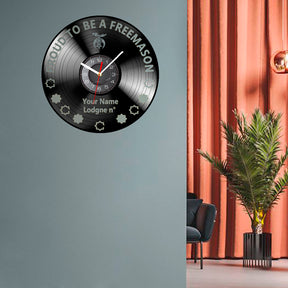 Shriners Clock - Vinyl Record - Bricks Masons