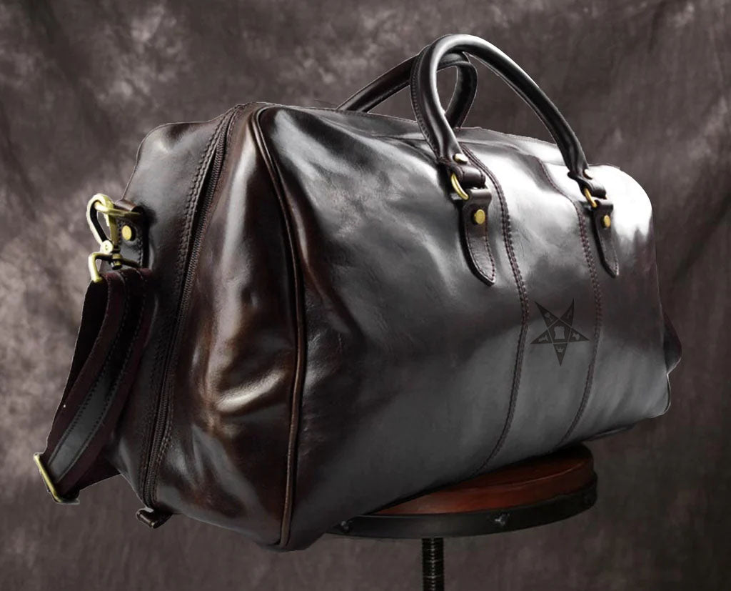OES Travel Bag - Genuine Leather - Bricks Masons