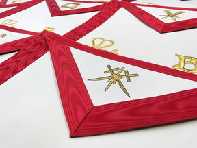 Masonic Scottish Rite Officers Apron AASR (REAA) - Bricks Masons