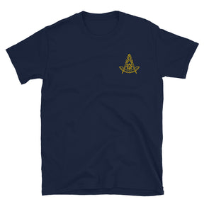 Past Master Blue Lodge California Regulation T-Shirt - Various Colors - Bricks Masons