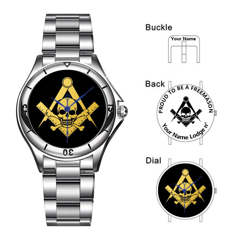 Widows Sons Wristwatch - Stainless Steel - Bricks Masons